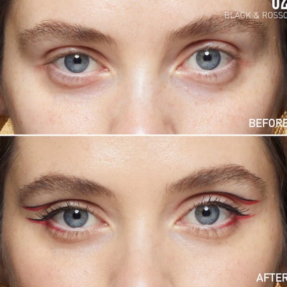 Valentino Twin Liner Gel & Liquid Eyeliner #2 Black & Russo NIB QUICK SHIP - Picture 4 of 11